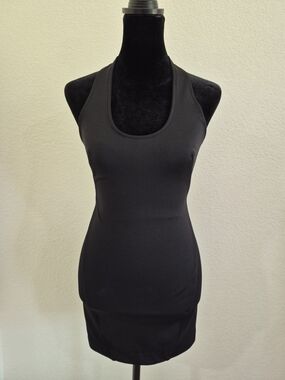 French Connection Black Racerback Tank